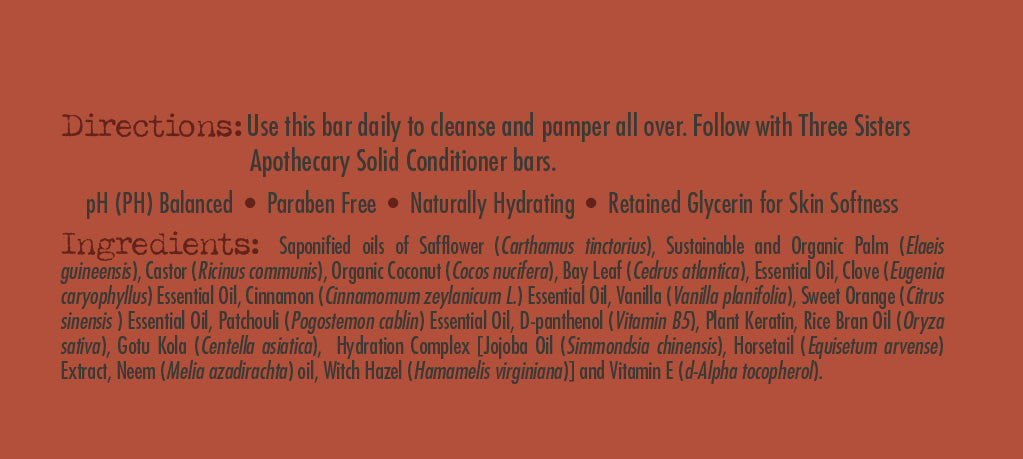 Shampoo & Body Bar All in One Bar Bay Rum
