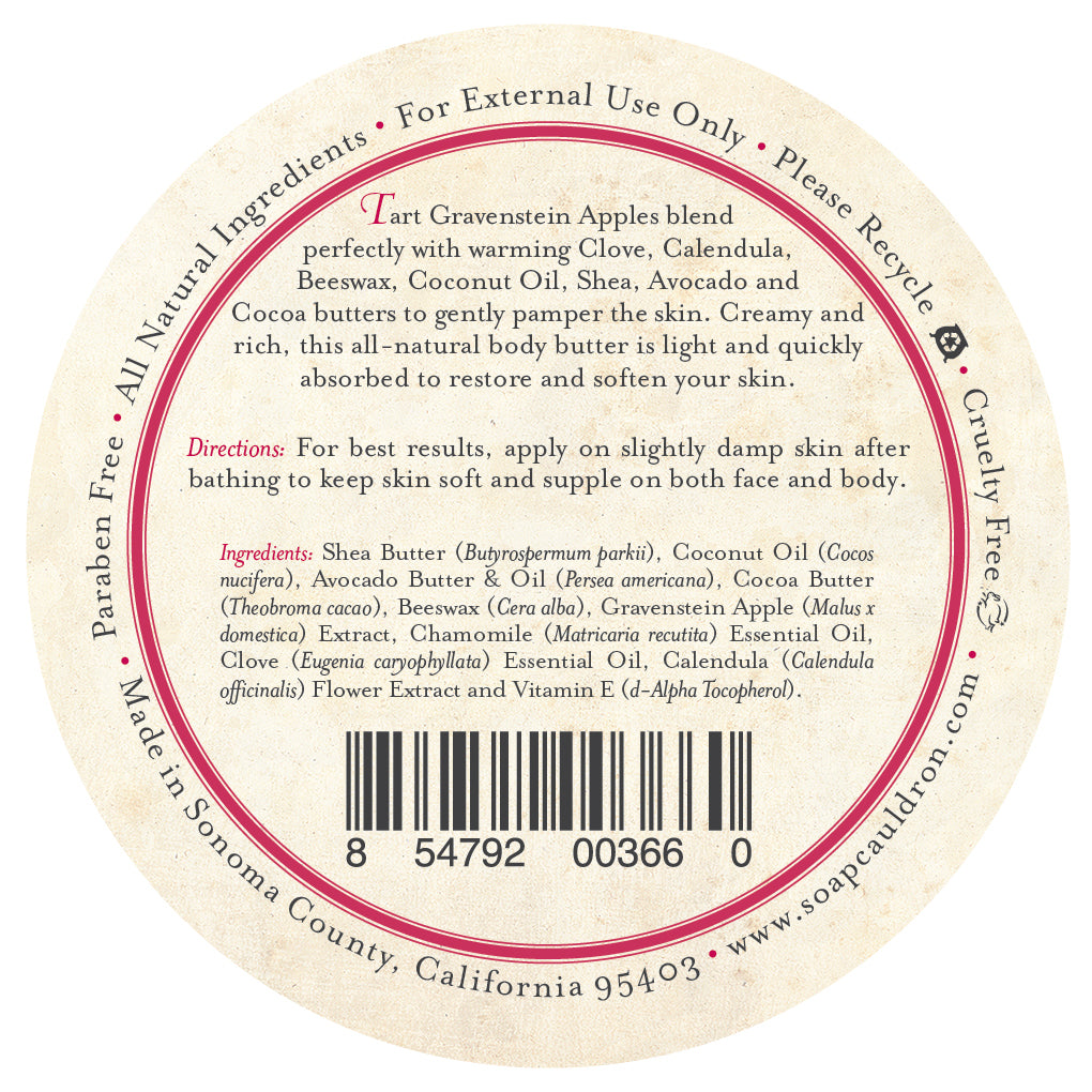 Body Butter Gravenstein Apple & Clove