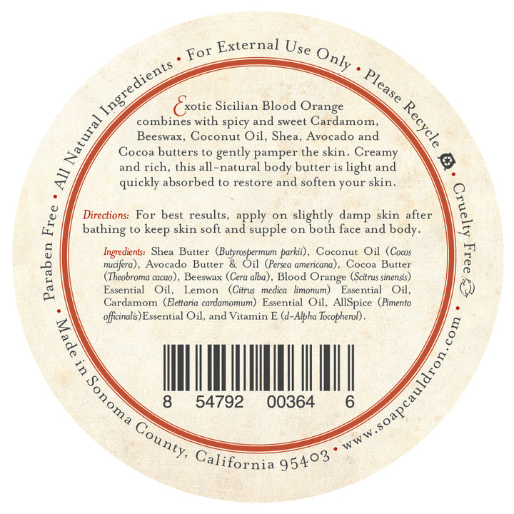 Body Butter Blood Orange & Cardamom