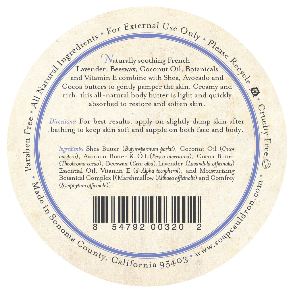 Body Butter French Lavender