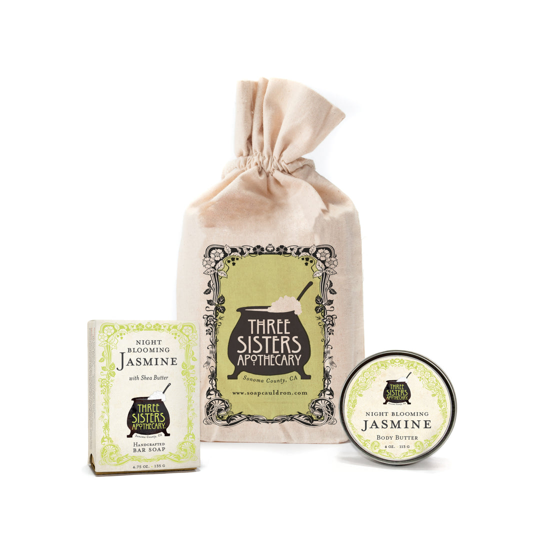 Muslin Gift Set Bar Soap and Body Butter Gift Set