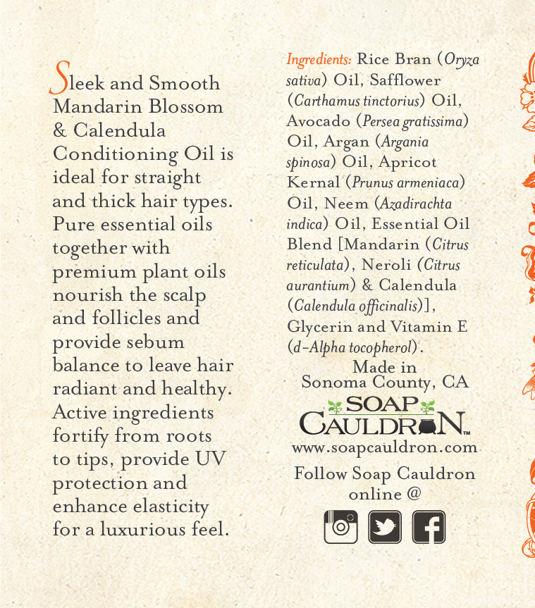 Hair Oil Mandarin Blossom & Calendula
