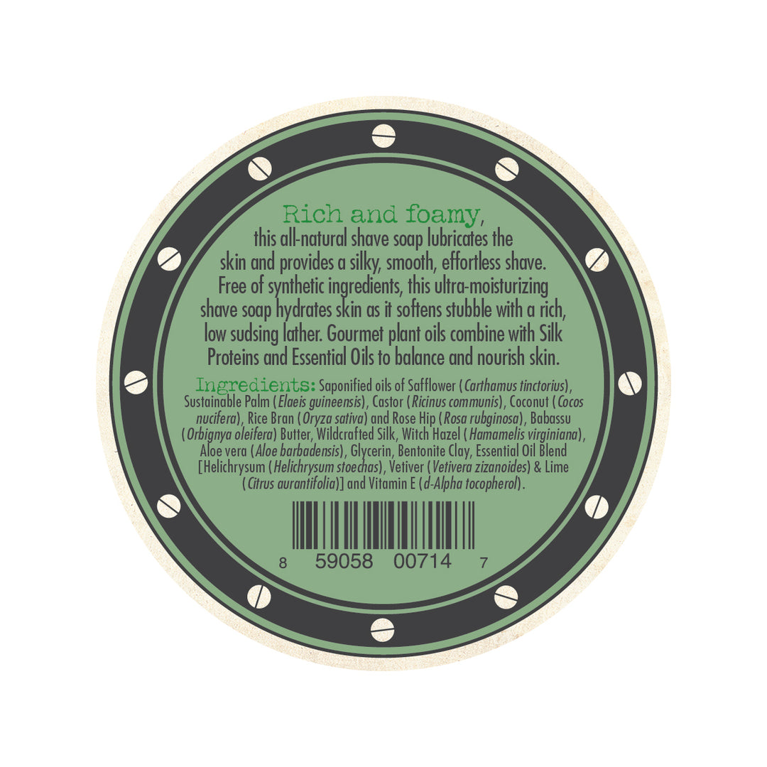 Shave Soap Vetiver & Lime
