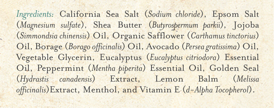 Sea Salt Scrub Eucalyptus & Mint