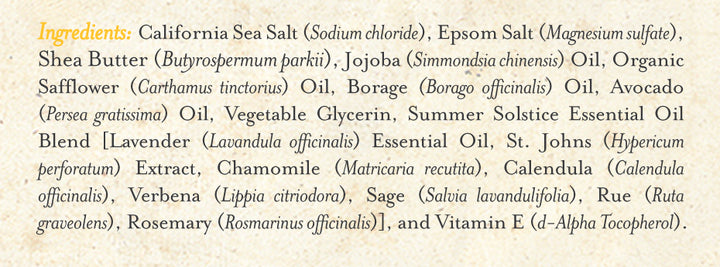 Sea Salt Scrub Summer Solstice