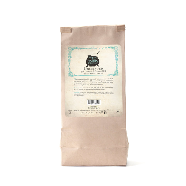Bath Salt Soak Unscented with Coconut Milk & Oatmeal