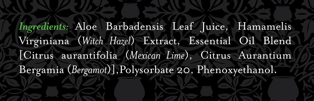 Aromatherapy Mist Mexican Lime & Bergamot