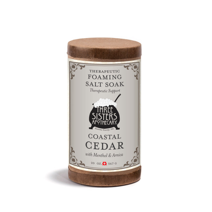 Bath Salt Soak Therapeutic Foaming  Coastal Cedar