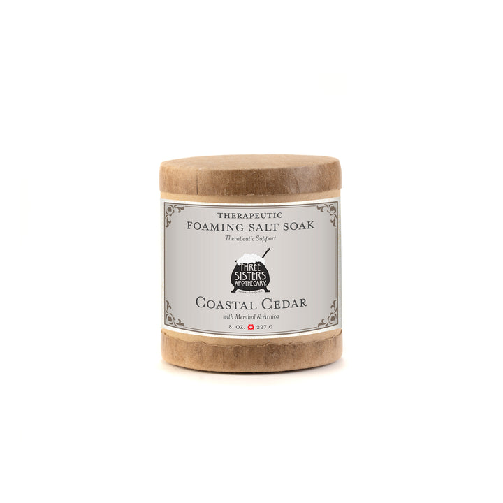 Bath Salt Soak Therapeutic Foaming  Coastal Cedar