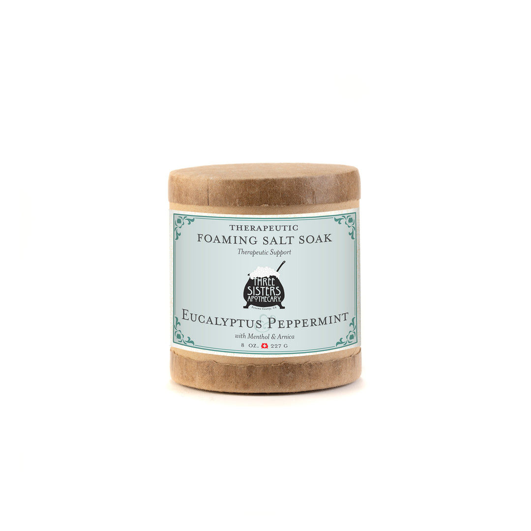 Bath Salt Soak Therapeutic Foaming Eucalyptus & Peppermint