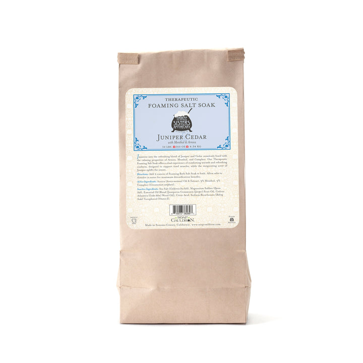 Bath Salt Soak Therapeutic Foaming Juniper & Cedar