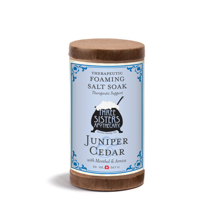 Bath Salt Soak Therapeutic Foaming Juniper & Cedar