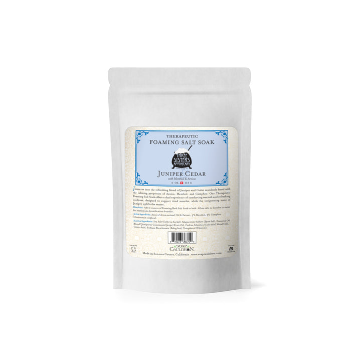 Bath Salt Soak Therapeutic Foaming Juniper & Cedar