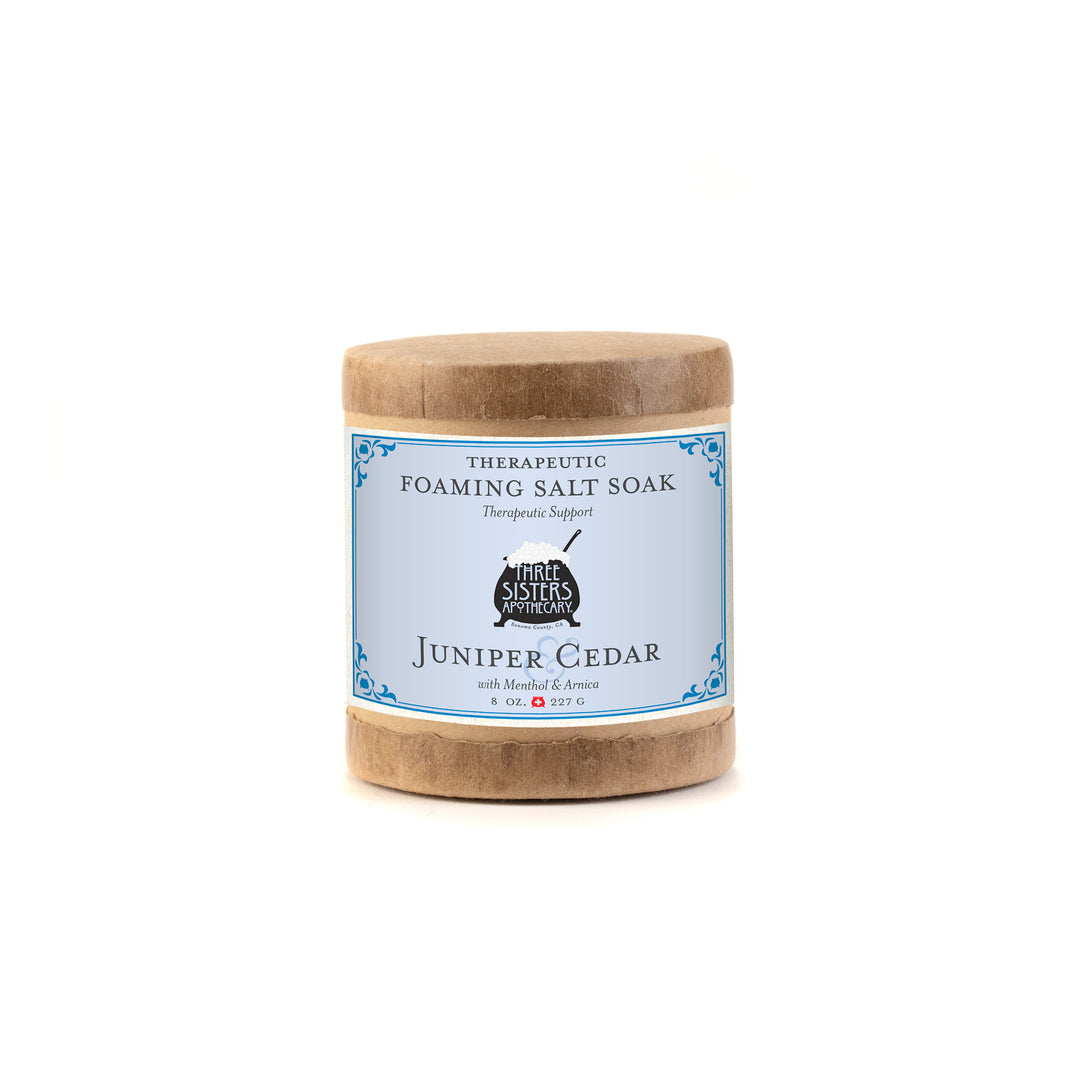 Bath Salt Soak Therapeutic Foaming Juniper & Cedar