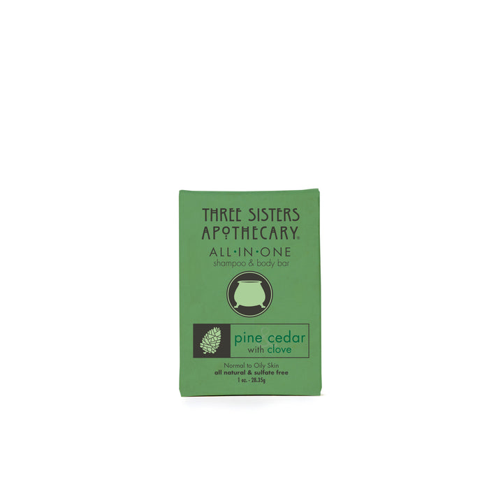 Shampoo & Body Bar All in One Bar Pine & Cedar with Clove