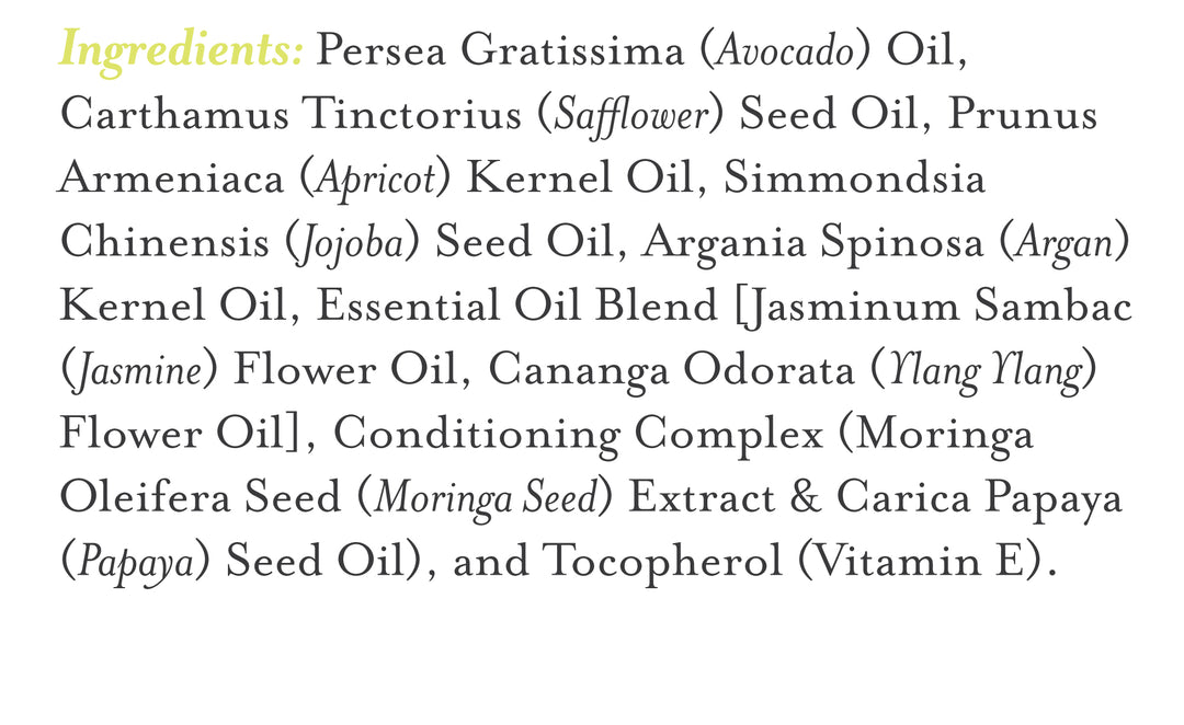 Massage Oil Night Blooming Jasmine