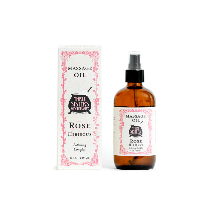 Massage Oil Rose & Hibiscus