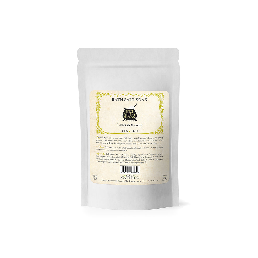 Bath Salt Soak Lemongrass