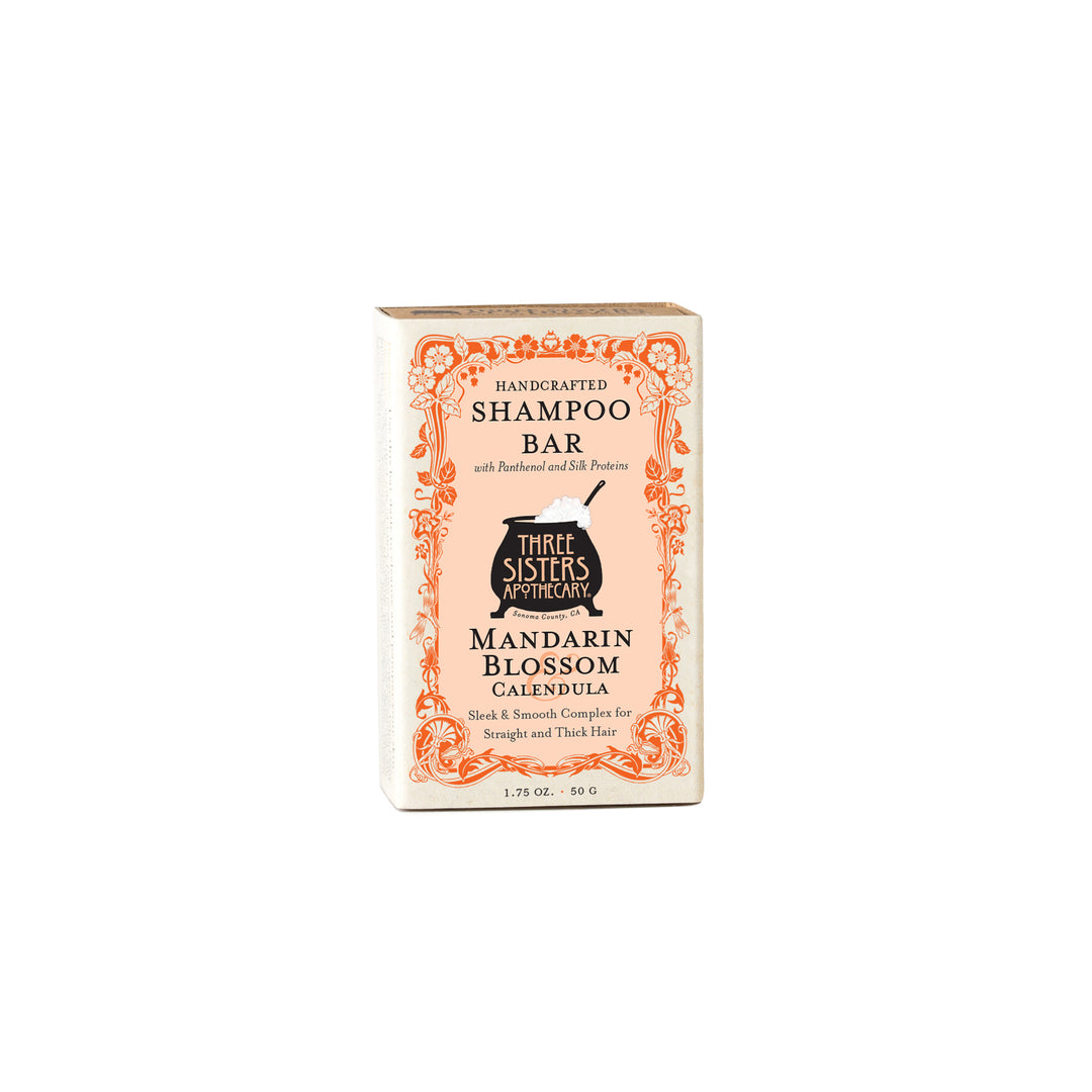 Shampoo Bar Mandarin Blossom & Calendula Straight Thick Hair