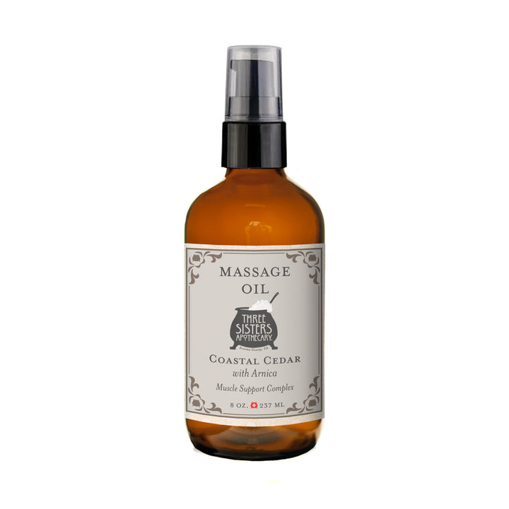 Massage Oil Therapeutic Coastal Cedar with Arnica