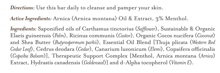 Bar Soap Therapeutic Coastal Cedar & Elemi
