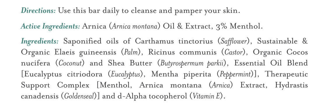 Bar Soap Therapeutic Eucalyptus & Peppermint