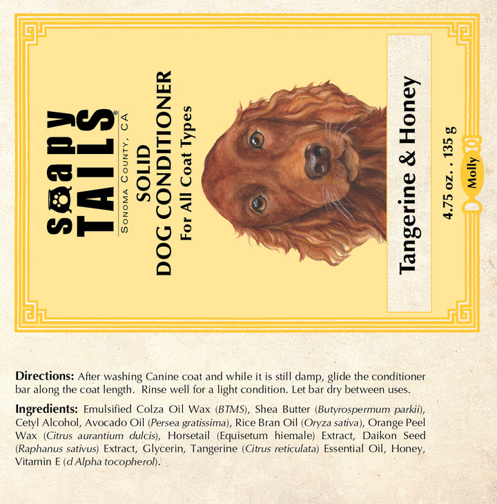 Dog Solid Conditioner Bar Tangerine & Honey