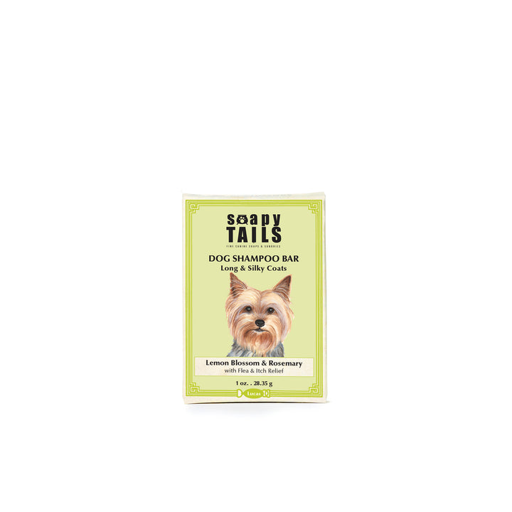 Dog Shampoo Bar Lemon & Rosemary Long & Silky Coats