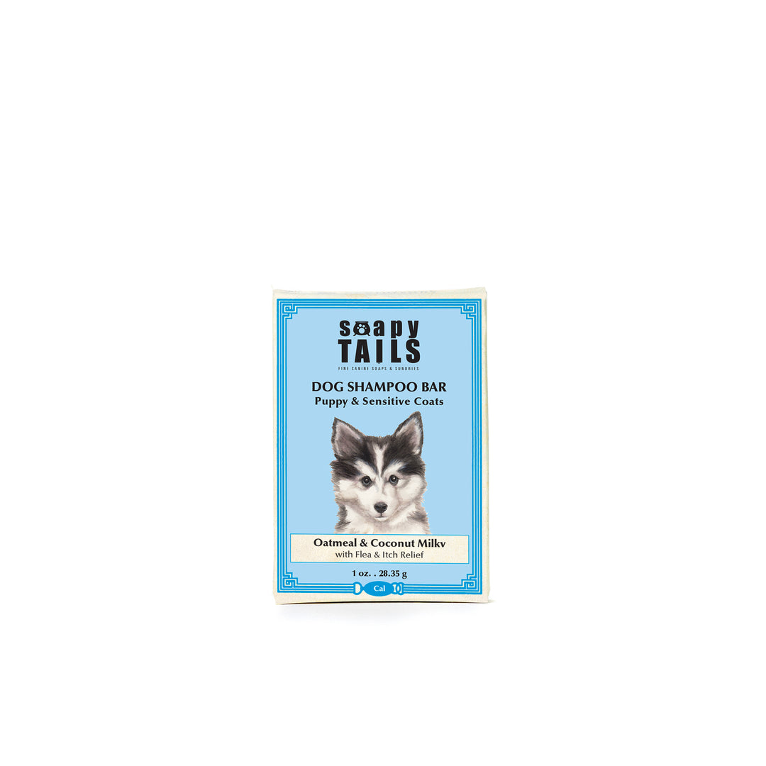 Dog Shampoo Bar Unscented Oatmeal & Coconut Milk - Puppy & Sensitive Coats