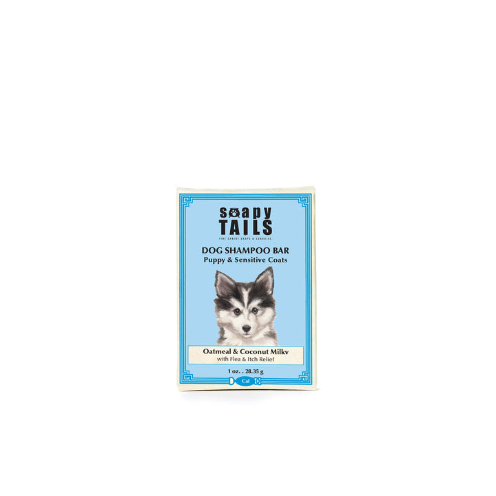 Dog Shampoo Bar Unscented Oatmeal & Coconut Milk - Puppy & Sensitive Coats