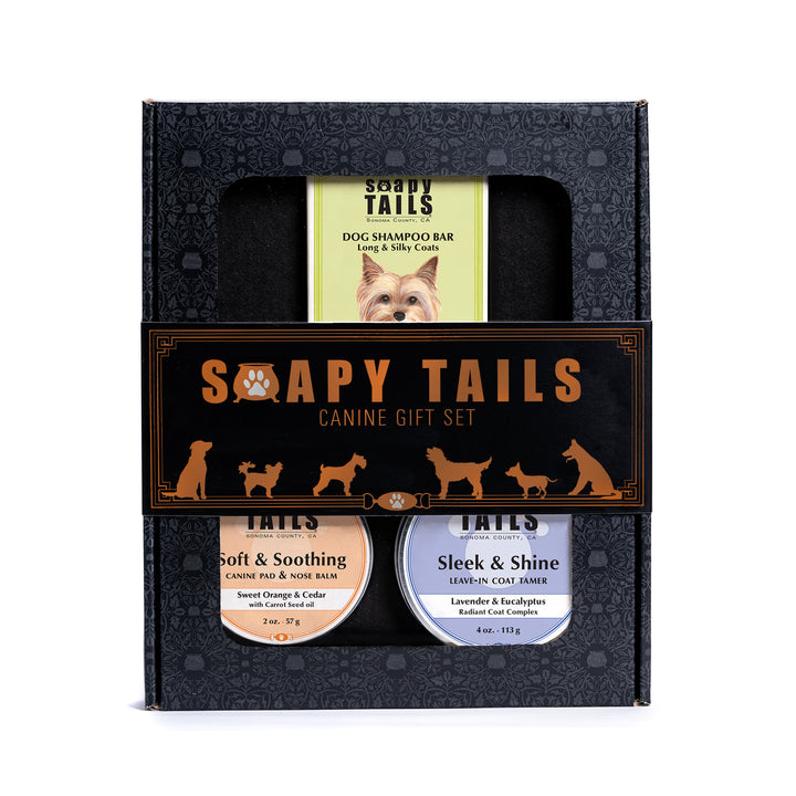 Soapy Tails Dog Boxed Gift Set Splash & Shine