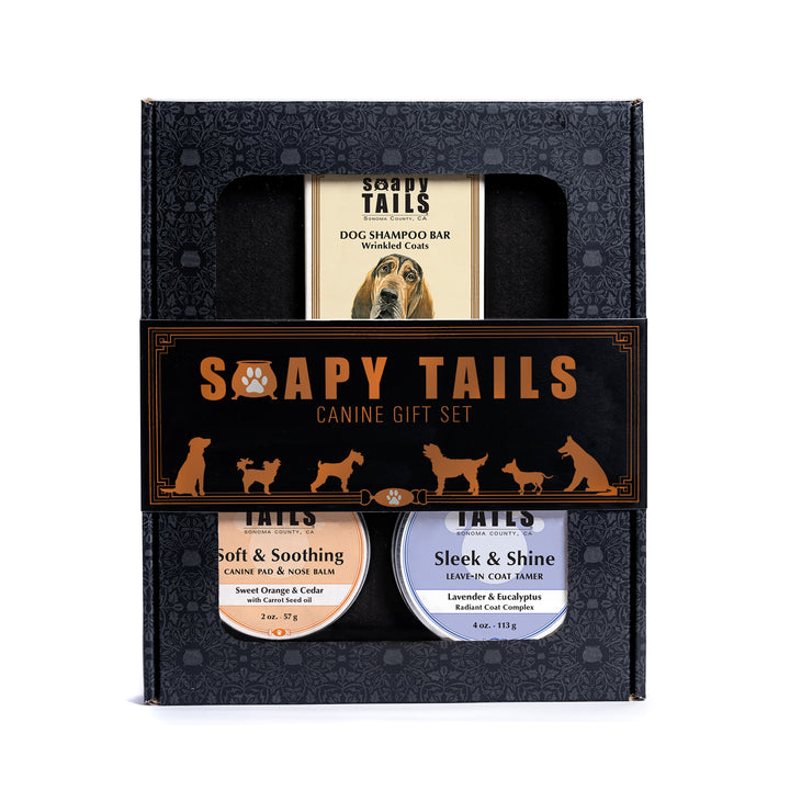 Soapy Tails Dog Boxed Gift Set Splash & Shine