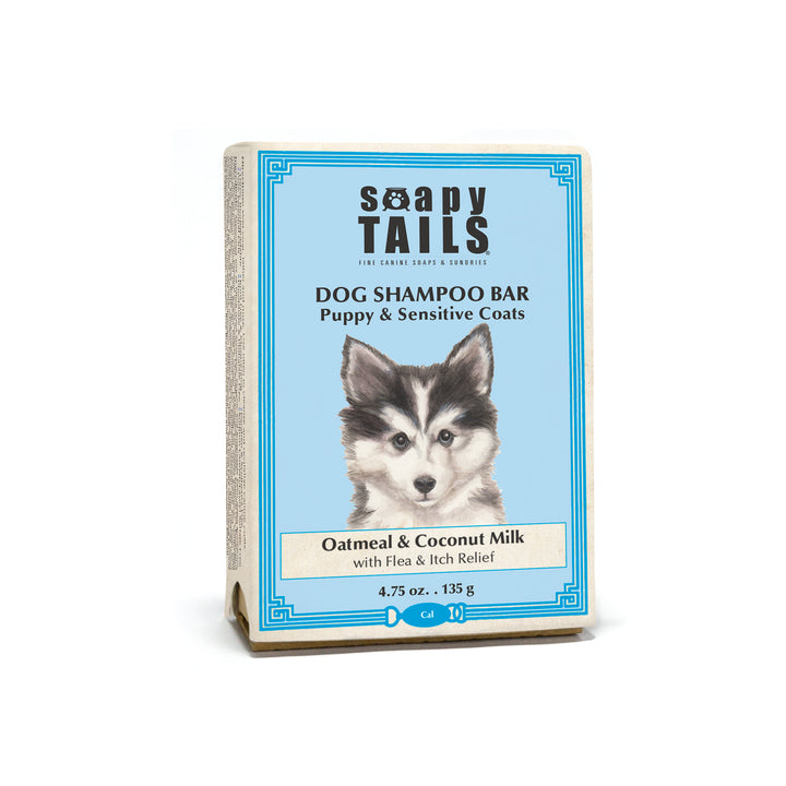 Dog Shampoo Bar Unscented Oatmeal & Coconut Milk - Puppy & Sensitive Coats