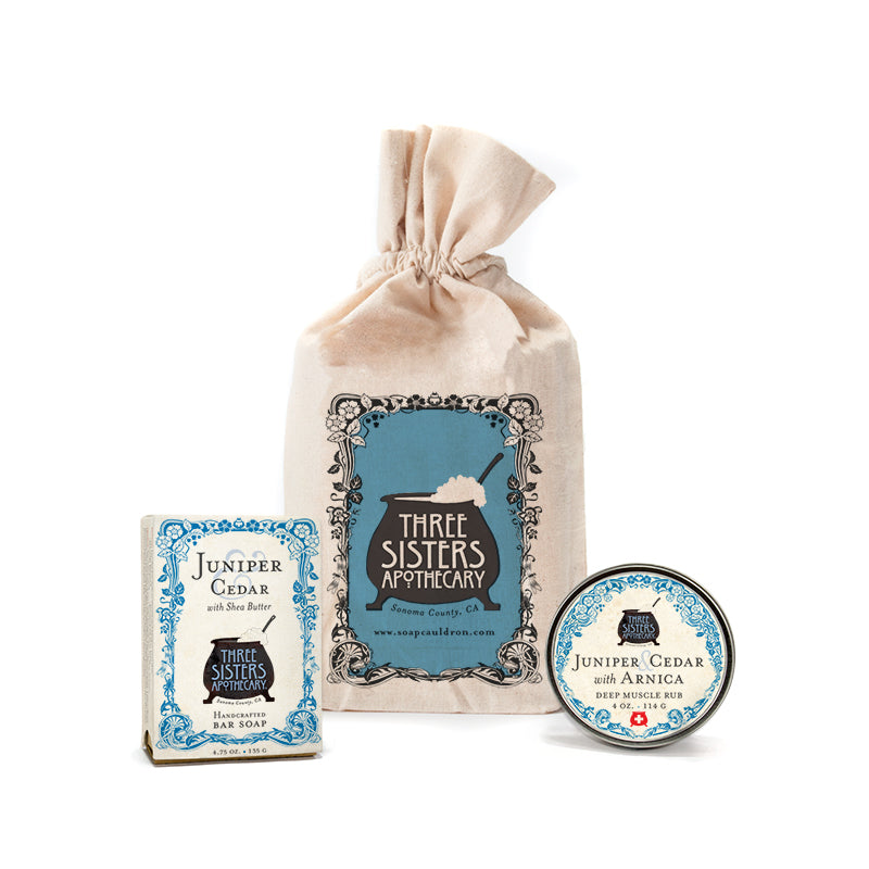 Muslin Gift Set Bar Soap and Body Butter Gift Set
