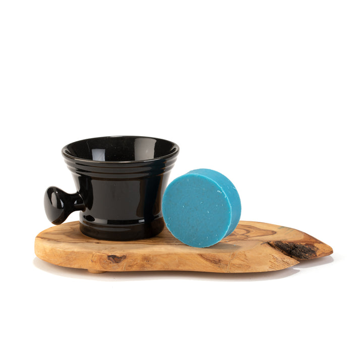 Shave Bowl Black Porcelain