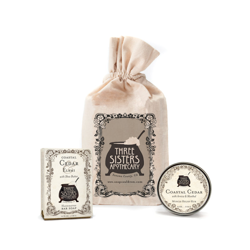 Muslin Gift Set Bar Soap and Body Butter Gift Set