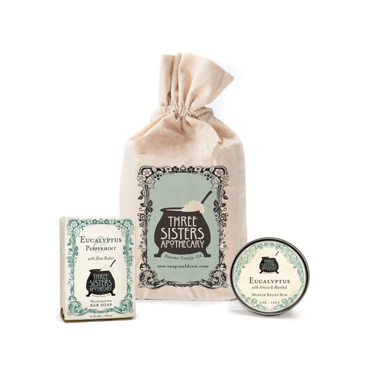Muslin Gift Set Bar Soap and Body Butter Gift Set