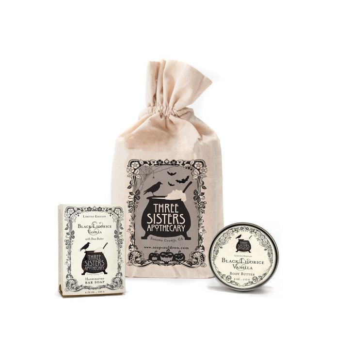 Muslin Gift Set Something Wicked Bar Soap & Body Butter Gift Set